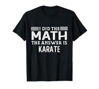 La Risposta è Karate Divertente Matematica Insegnante Studente Maglietta