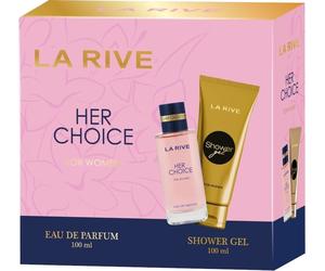 La Rive for Woman Her Choice Gift Set (Eau de Parfum 100 ml + Gel Doccia 100 ml)