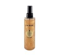 LA RIVE Golden Dream Spray per il corpo brillante da donna, con oro lucido, 200 ml