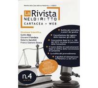 La rivista di Neldiritto (2013). Vol. 4