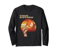 La rivoluzione non sarà centralizzata libertà di potere bitcoin Maglia a Manica