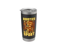 La robotica è il mio sport Amanti dell'intelligenza artificiale Robotica Bicchiere termico in acciaio inox doppia parete