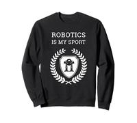 La robotica è Il Mio Sport Retro Mech Bot STEM Engineering Team Felpa