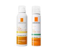 La Roche-Posay Anthelios Spray Invisibile SPF50+ 200 ml + Anthelios Anti-Brillance 75 ml | Protezione Solare Completa per Viso e Corpo, Anti-Lucido, Resistente ad Acqua e Sudore