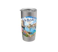 La Rochelle, Francia, Baia di Biscaglia, città medievale, vecchio porto Bicchiere termico in acciaio inox doppia parete