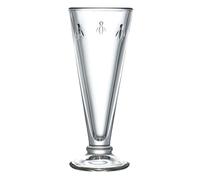 LA ROCHERE 608501 Abeille - Calice flûte per champagne, da 15 cl, decorato con api a rilievo vicino al bordo, in vetro, colore: Trasparente