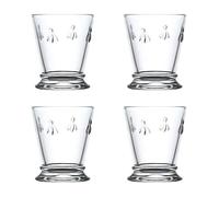 La Rochere Bee ? 10 cm/27CL Gobelet vetro trasparente ? Set di 4