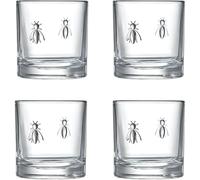 La Rochere Francese Ape Whisky Vetro 32cl - Elegante Tumbler - Set Di 4 Occhiali