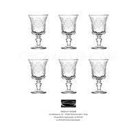 LA ROCHERE -Set di 6 bicchieri con stelo AMBOISE h 154 mm - Rivenditore