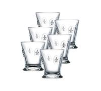 La Rochère - Set di 6 bicchieri da 260 ml, motivo: Fleur De LYS