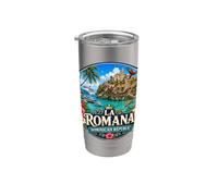 La Romana Repubblica Dominicana RD Isola dei Caraibi Bicchiere termico in acciaio inox doppia parete