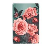 La Rosa È Piena Fino Alla Morte Cartello Decorativo Vintage Cartelli Metallo Retrò Targa In Metallo Per Cucina Bagno Soggiorno
