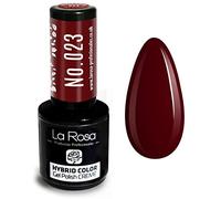 LA ROSA UV LED Smalto Gel Hybrid Color CREMA - A Lunga Durata e Molto Facile da Applicare, Perfetto per la Nail Art - Fai da Te a Casa o in Salone - 9 ml (Viola)
