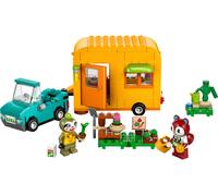 LEGO Animal Crossing La Roulotte e il Negozio di Giardinaggio di Florindo, Gioco Creativo per Bambine e Bambini da 7 Anni con Macchina Giocattolo, Personaggio Animale e Accessori per Mercato 77054