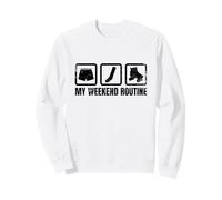 La Routine del fine Settimana di Una Pattinatrice a rotelle Felpa