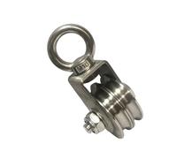 La ruota resistente della puleggia del rullo del cuscinetto della scanalatura di U forte per la logistica ed il trasporto del porto ha bisogno della struttura silenziosa della puleggia doppia