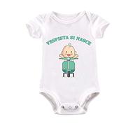 La Ruotante Body neonato in 100% cotone manica corta adatto a vespa vespista si nasce mamma papà regalo nascita tutina (7, 12/18 mesi)