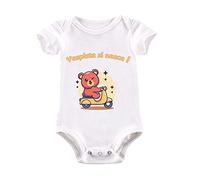 La Ruotante Body neonato in 100% cotone manica corta adatto a vespa vespista si nasce mamma papà regalo nascita tutina (8, 0/6 mesi)