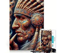 La saggezza ancestrale svelata - Puzzle da 1000 pezzi - Gioco di abilità mentale - Taglio di precisione - Hobby affascinante per i momenti di svago (50x75cm)