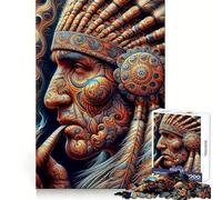 La saggezza ancestrale svelata - Puzzle per adolescenti da 1000 pezzi - Stimola la memoria - Facile da srotolare - Dimensioni perfette - Regalo per le vacanze (38x26cm)