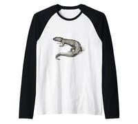 La Salamandra Maculata Maglia con Maniche Raglan
