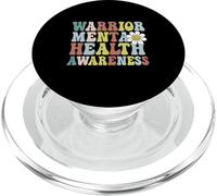 La salute mentale conta Guerriero Consapevolezza della salute mentale PopSockets PopGrip per MagSafe