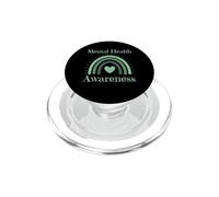 La salute mentale conta la salute mentale mese di consapevolezza verde PopSockets PopGrip per MagSafe