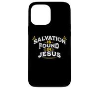 La salvezza si trova in Gesù Cristo cattolico Nessun altro nome Custodia per iPhone 13 Pro Max