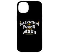La salvezza si trova in Gesù Cristo cattolico Nessun altro nome Custodia per iPhone 14 Plus