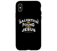La salvezza si trova in Gesù Cristo cattolico Nessun altro nome Custodia per iPhone X/XS