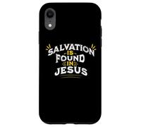 La salvezza si trova in Gesù Cristo cattolico Nessun altro nome Custodia per iPhone XR