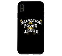 La salvezza si trova in Gesù Cristo cattolico Nessun altro nome Custodia per iPhone XS Max