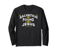 La salvezza si trova in Gesù Cristo cattolico Nessun altro nome Maglia a Manica