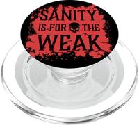 La sanità mentale è per il debole e malvagio Skull Hell Demon Blood Splatter PopSockets PopGrip per MagSafe
