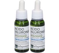 La Saponaria Acido Ialuronico Multiplo Peso Molecolare 2x30 ml Gocce