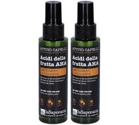 La Saponaria Attivo Capelli Acidi della Frutta AHA 2x100 ml