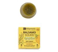 La Saponaria | Balsamo solido bio Disciplina - lucidante e anticrespo, Balsamo solido lucidante e anti-crespo per capelli leggeri e puliti a lungo, 40g