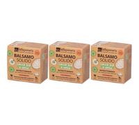 La Saponaria Balsamo Solido Forza Ristrutturante e Nutriente 3x40 g