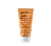 LA SAPONARIA - Capelli e Cute Doccia Shampoo Family - Arancio Bio E Vitamina C - Bagnoschiuma,Shampoo delicato,Capelli normali