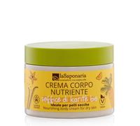 Crema corpo nutriente Carota e Vaniglia Soffice di Karite La Saponaria