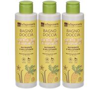 La Saponaria Detergente Corpo Dolce Schiuma Vaniglia e Carota 3x200 ml