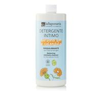 La Saponaria | Detergente Intimo Biologico con Bardana e Calendula, pH 4.5, Riequilibrante per Tutta la Famiglia, Certificato COSMOS Organic, Formato Maxi 1000 ml