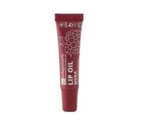 La Saponaria | Lip Oil Bio 12 ml, Olio Labbra Rimpolpante e Nutriente con Acido Ialuronico, Lip Oil Effetto Gloss Specchiato, Utilizzabile anche come Lip Mask o Maschera Labbra (mora)