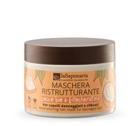 La Saponaria Maschera Capelli Ristrutturante Cocco Bio e Fitocheratina 200ml