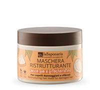 La Saponaria Maschera Capelli Ristrutturante Cocco Bio e Fitocheratina 200ml