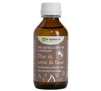 Olio di semi di lino biologico per capelli secchi e sfibrati, 100 ml, La Saponaria