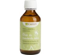 LA SAPONARIA Olio di mandorle dolci bio 100ml Olio Corpo,Trattamento Mani,Trattamento Piedi,Prodotti per Bambini