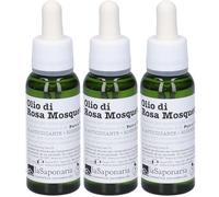 La Saponaria Olio di Rosa Mosqueta 3x30 ml