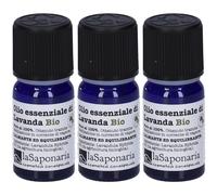La Saponaria Olio Essenziale di Lavanda BIO 3x10 ml