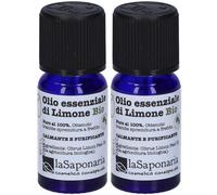 La Saponaria Olio Essenziale di Limone BIO 2x10 ml